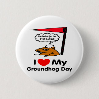 Groundhog Day 2 Inch Round Button