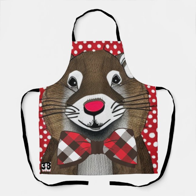 Groundhog Day Apron (Front)