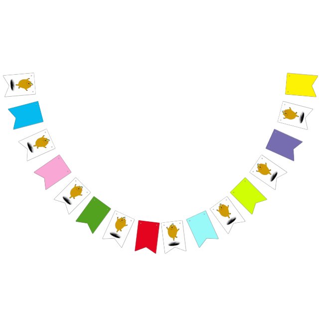 Groundhog Day Birthday Party Bunting Flags (All)