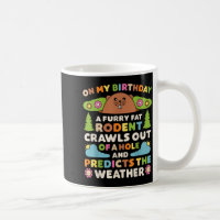 Groundhog Day Birthday Party Funny Furry Fat Roden