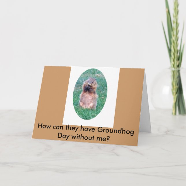 Groundhog Day Card (Front)