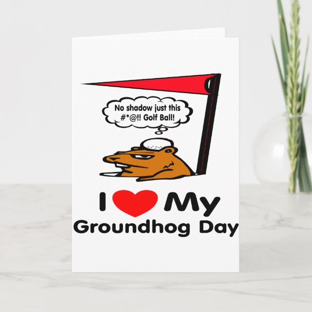 Groundhog Day Card (Front)