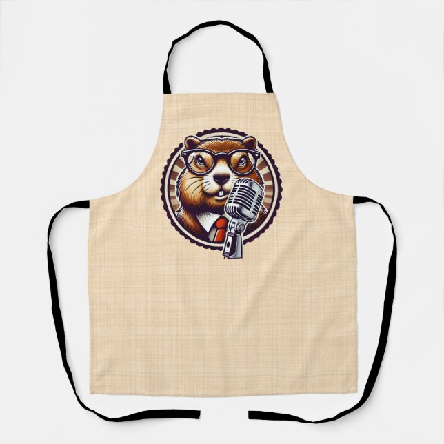 Groundhog Day Celebration - punxsutawney Apron (Front)