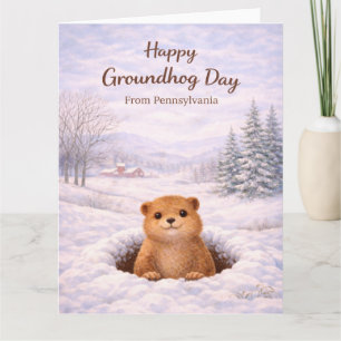 Groundhog Day  from Pennsylvania Card
