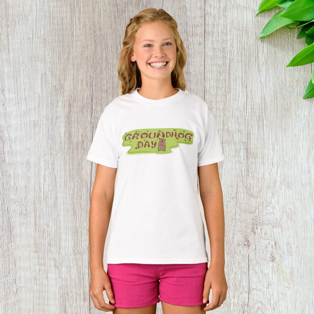 Groundhog Day Girls T-Shirt (Creator Uploaded)
