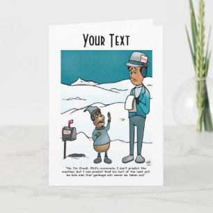 Groundhog Day Greeting Card
