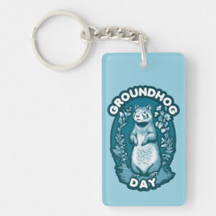 Groundhog Day Keychain