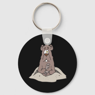 Groundhog Day Keychain