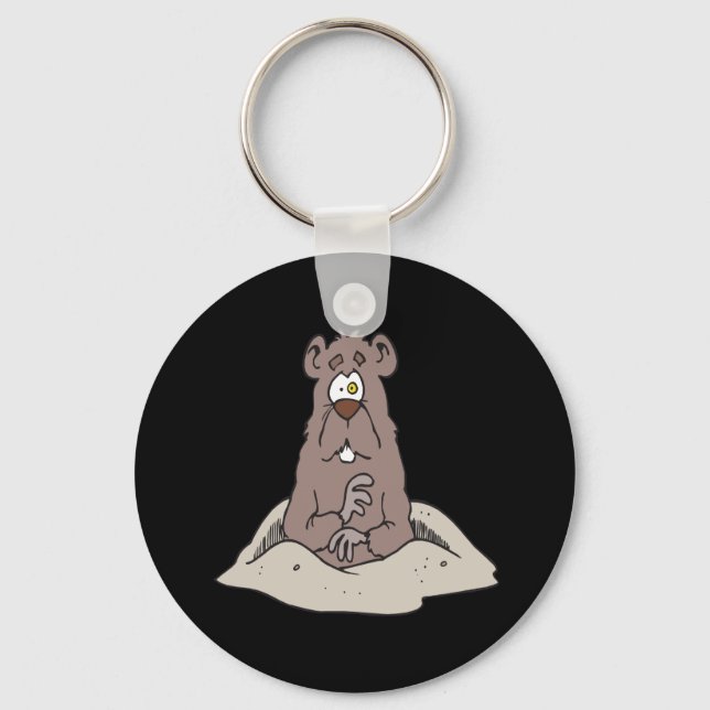 Groundhog Day Keychain (Front)