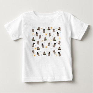 Groundhog Day Pattern Baby T-Shirt