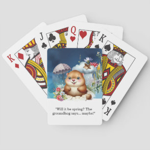 Groundhog Day Poker Cards – Fun and Quirky