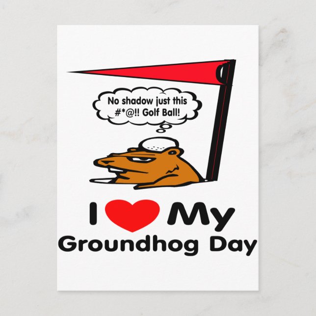 Groundhog Day Postcard (Front)