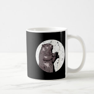 Groundhog Day Shadow Puppet Cute Rodent Costume Fu Coffee Mug