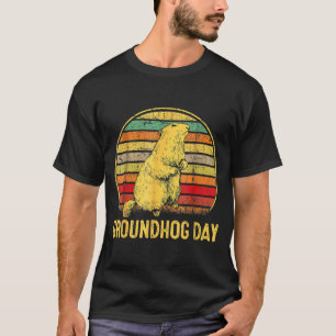 Groundhog Day Shadow Puppet Funny T-Shirt