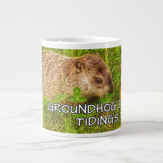 Groundhog Day vous annonce ! mug (Devant)
