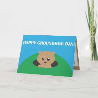 Groundhog Day - Word Search Card