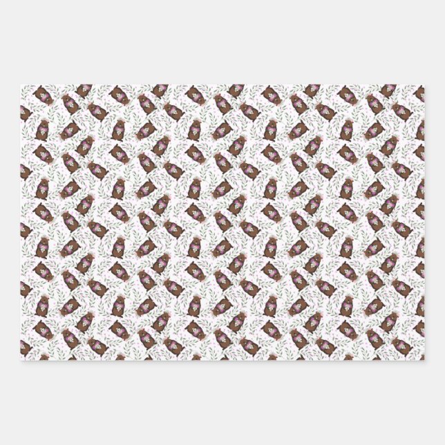 Groundhog Day Wrapping Paper (Front)