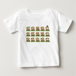 groundhog emojis baby T-Shirt