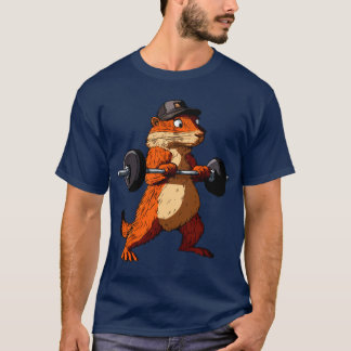 Groundhog Gym Bodybuilder T-Shirt