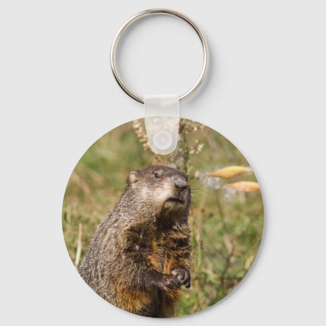 Groundhog Keychain (Front)