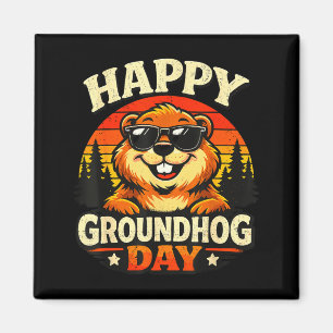 Groundhog magnet