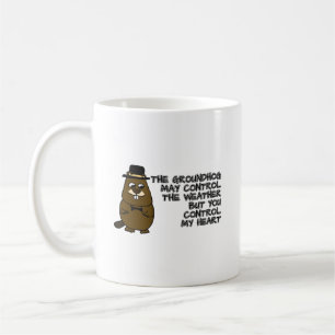 Groundhog may control the weather mug