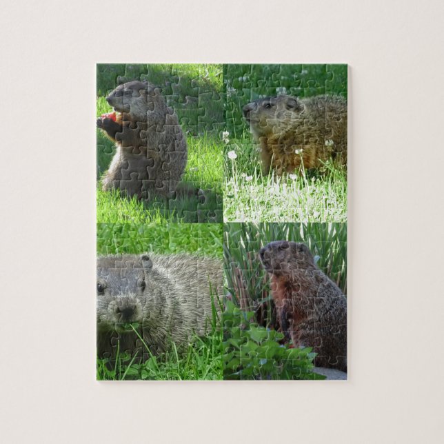 Groundhog Medley Jigsaw Puzzle (Vertical)