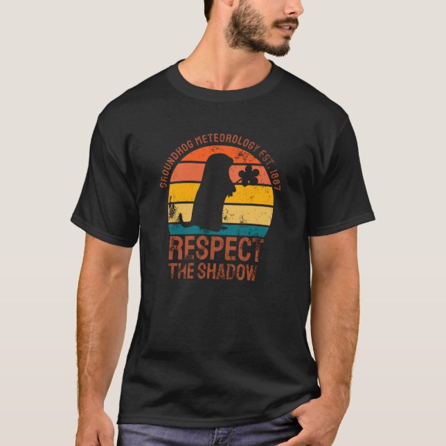Groundhog Meteorology Est. 1887 T-Shirt (Front)