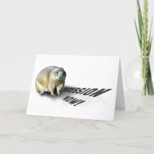 Groundhog Phil Says... Card