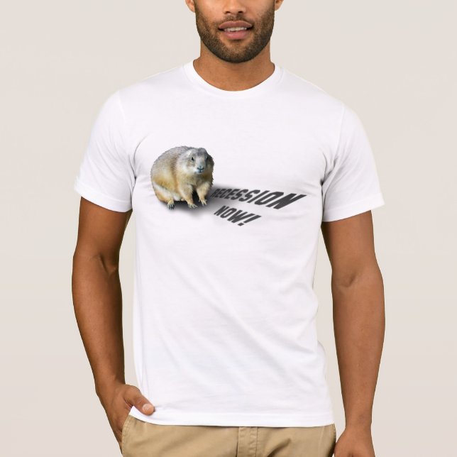 Groundhog Phil Says... T-Shirt (Front)
