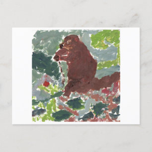 Groundhog postcard