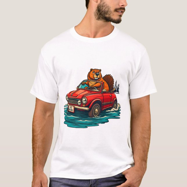 GROUNDHOG Rencontre Nature : T-Shirts Imprimés sur (Devant)