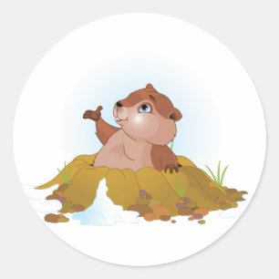 Groundhog Stickers