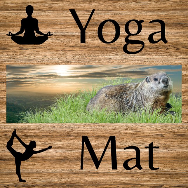 Groundhog Sunrise Yoga Mat (Creator Uploaded)