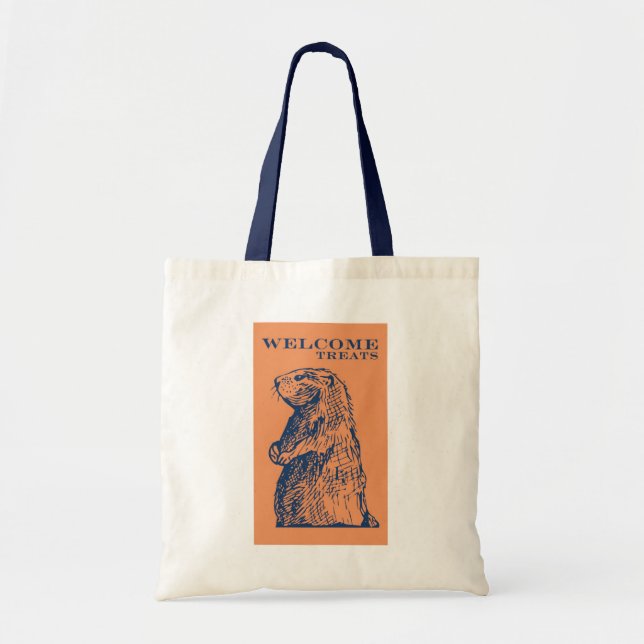 groundhog tote bag (Front)