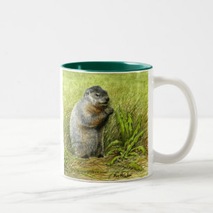 Groundhog Two-Tone Coffee Mug