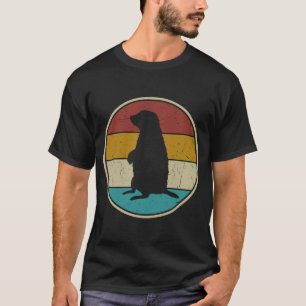 Groundhog Vintage Retro For Groundhog Day Men Wome T-Shirt