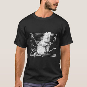 Groundhog Woodchuck Rodent Animal Whistler Badger T-Shirt