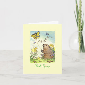 Groundhog's day card