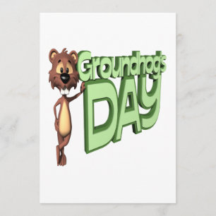 Groundhogs Day Invitation