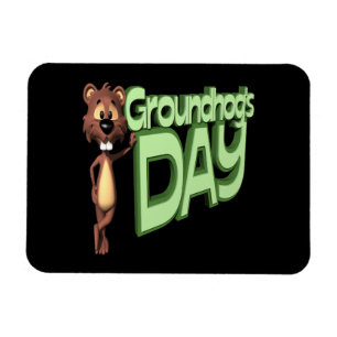 Groundhogs Day Magnet