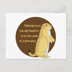 Groundhog's Day Postcard