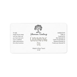 Grounding Oil Labels