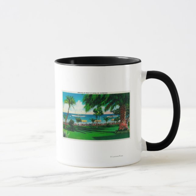 Grounds in front of Hotel St. Catherine Mug (Right)