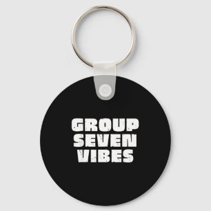 Group 7 Seven Vibes Elite Members  Keychain