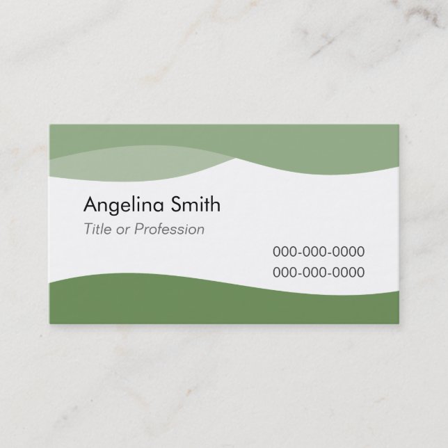 Group Calling card water waves E1G (Front)