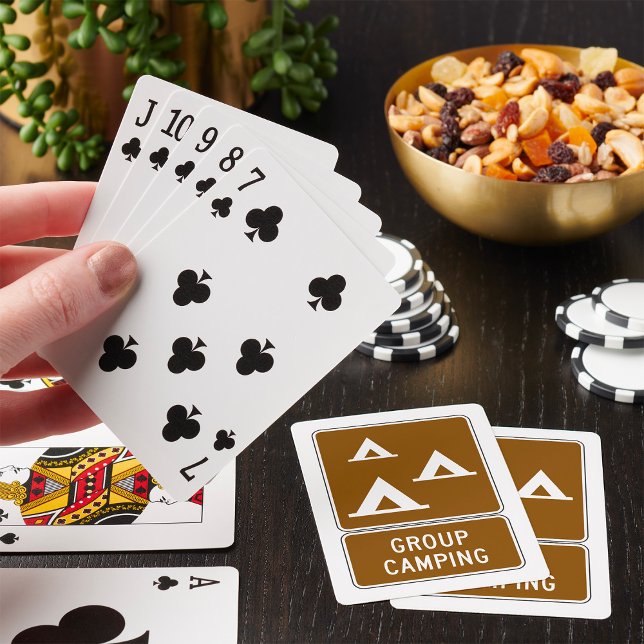 Group Camping Sign Playing Cards (Creator Uploaded)