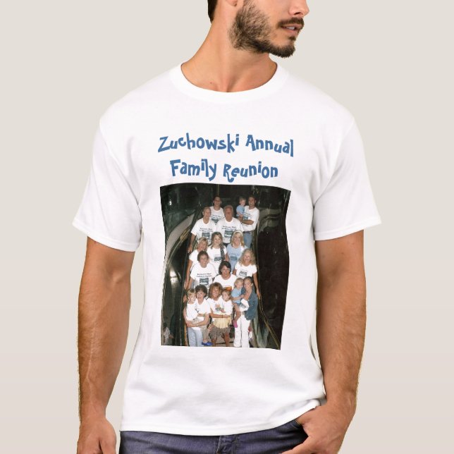 group -cruise, Zuchowski Annual Family Reunion T-Shirt (Front)