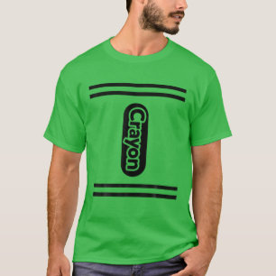 Group Family Halloween Costume Kids GREEN Crayon C T-Shirt