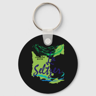 Group Halloween Costume - Lime Seltzer Keychain